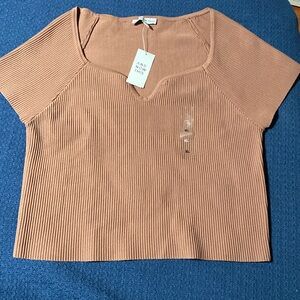 NWT And Now This, ridge crop top